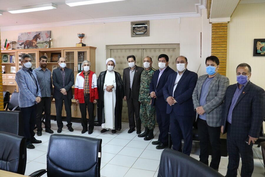 دیدار فرماندهی یگان ویژه نیروی انتظامی استان گیلان با دکتر نحوی نژاد به مناسبت گرامیداشت هفته بهزیستی