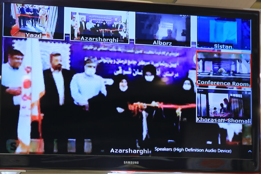 گزارش تصویری| آئین افتتاح ویدئو کنفرانس 5 مرکز درمان و بازتوانی اعتیاد د کشور