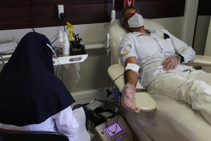 اهدای خون کارکنان بهزیستی 