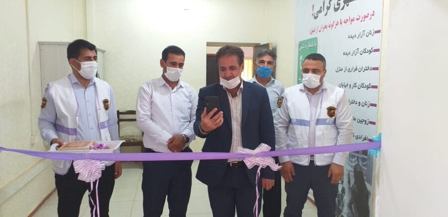 افتتاح مرکز اورژانس اجتماعی بهزیستی دشت آزادگان
