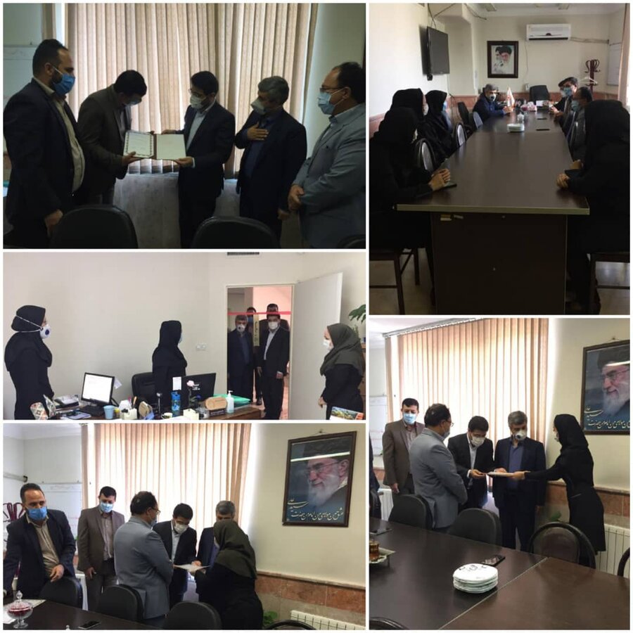 نظرآباد | دیدار رئیس دادگستری ودادستان عمومی وانقلاب شهرستان نظرآباد و همکاران بهزیستی نظرآباد