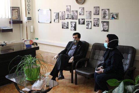 بازدید دکتر حیدری از ۲ مرکز نگهداری سالمندان تحت نظارت بهزیستیاستان البرز