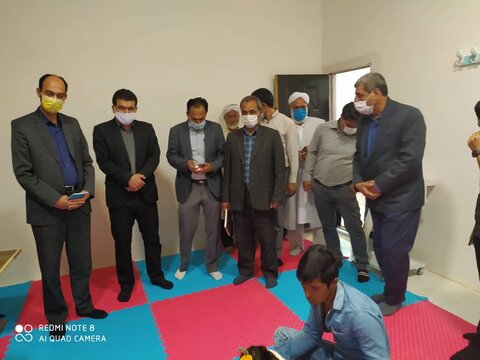 افتتاح مرکز روزانه حرفه آموزی معلولان یکه سعود