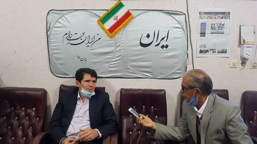حضور مدیرکل بهزیستی گلستان در دفتر سرپرستی روزنامه ایران بمنظور تبریک روز خبرنگار
