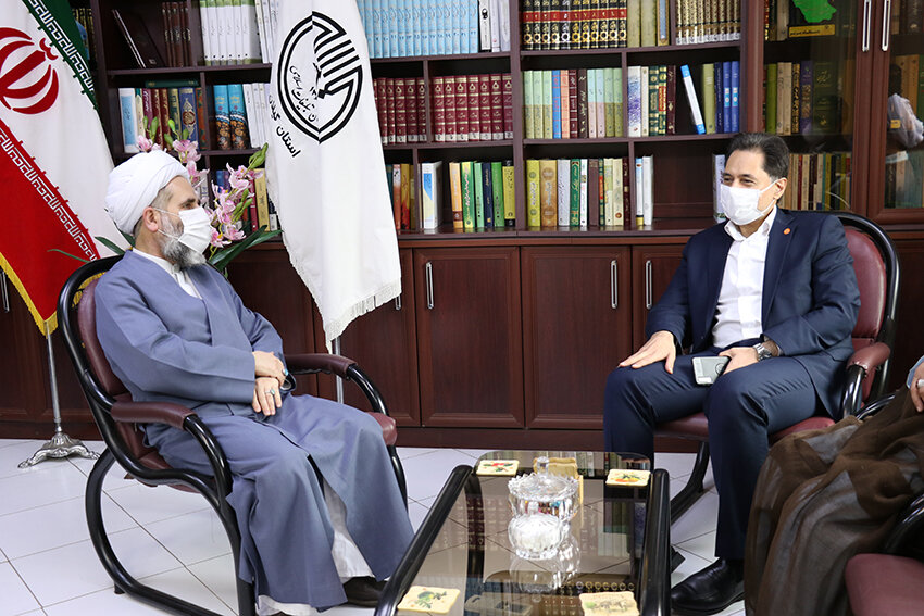 دیدار دکتر حسین نحوی نژاد با مدیرکل تبلیغات اسلامی گیلان