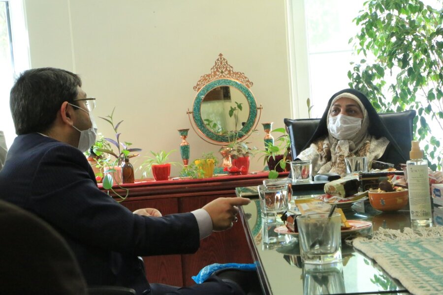بازدید رئیس سازمان بهزیستی از مرکز شبه خانواده مهر طه