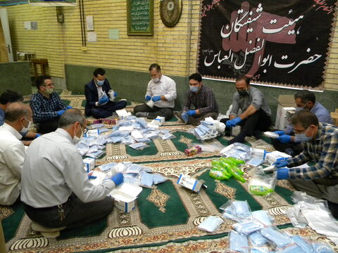گزارش تصویری  ا توزیع هزار بسته بهداشتی به نیازمندان بهزیستی استان اردبیل