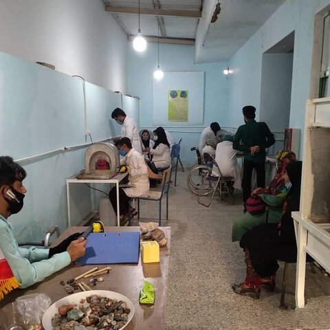 کارگاه سنگ تراشی (انگشترسازی)ویژه معلولین درشهرستان زابل