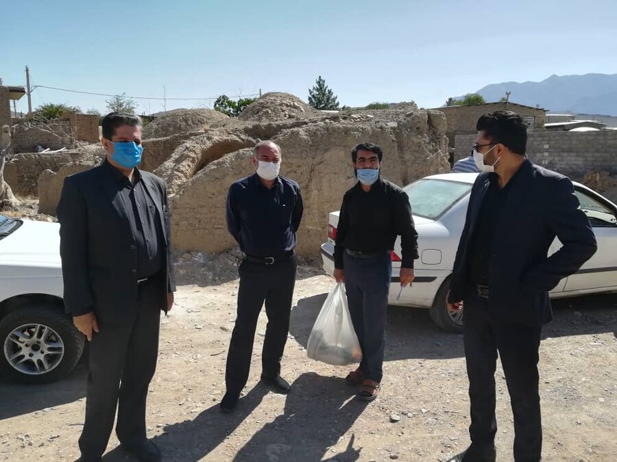 اختصاص ۱۵۰ بسته غذایی  به بهزیستی کوهبنان در هماهنگی سه جانبه در نهضت ایران همدل