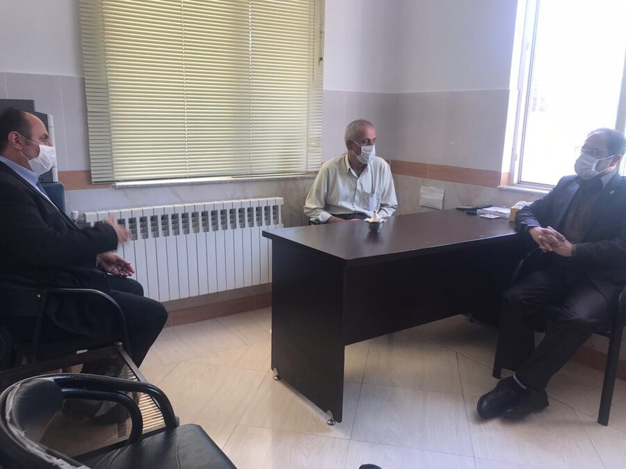 بازدید مدیرکل بهزیستی آذربایجان غربی از سالمندان امین الاسلام مهاباد 