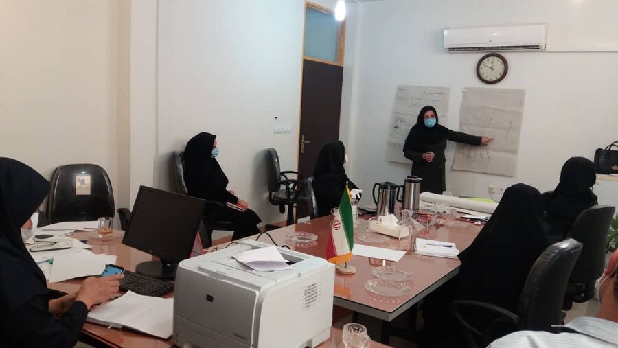 اولین جلسه تحلیل وضعیت مشارکتی حوزه های مختلف با مدیریت و برنامه ریزی دفتر مدیریت عملکرد
 در بهزیستی استان برگزار شد