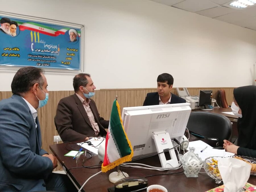 پاسخگویی مدیر کل بهزیستی استان تهران به سوالات مردم در سامانه سامد