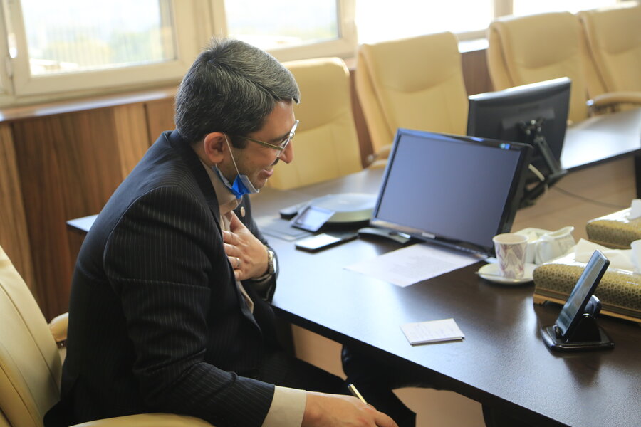 ششمین جلسه ارتباط آنلاین دکتر قبادی دانا با مدد جویان