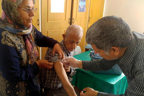 کلیه مددجویان مراکز شبانه روزی بهزیستی واکسن آنفولانزا دریافت کردند