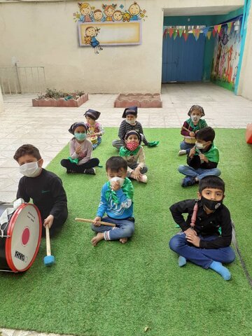 مراسم اربعین حسینی در مهدهای کودک تحت پوشش سازمان بهزیستی
