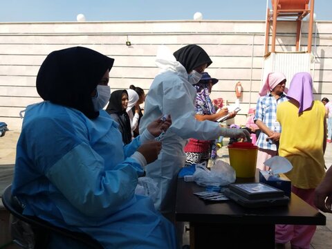 گزارش تصویری| واکسیناسیون مددجویان مقیم در مراکز نگهداری بهزیستی تهران در مقابل آنفولانزا