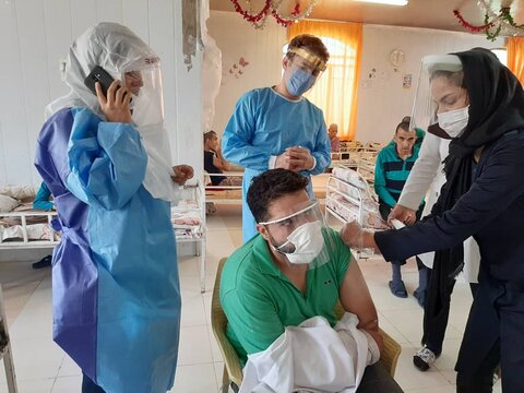 تزریق واکسن آنفولانزا -بهزیستی شهرستان دماوند