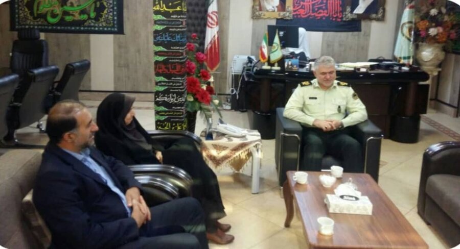 ورامین|دیدار رئیس اداره بهزیستی با فرمانده انتظامی ویژه شرق استان