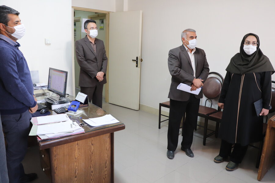 دیدار مدیرکل بهزیستی استان با کارکنان شاغل در ستاد بهزیستی