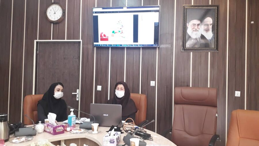 برگزاری وبینار آموزشی با عنوان "شیوه زندگی سالم در دوره میانسالی " همزمان با هفته ملی سلامت بانوان ایران(سبا)