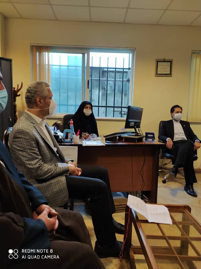 نشست دکتر حسین نحوی نژاد با دادیار شعبه سرپرستی شهرستان رشت