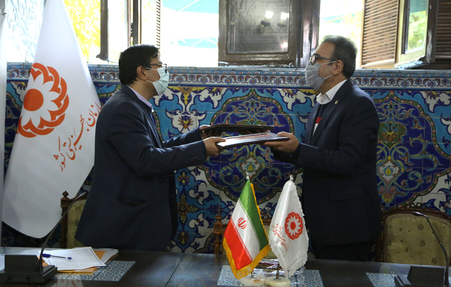 امضای تفاهم نامه همکاری بین سازمان بهزیستی و فرهنگستان هنر جمهوری اسلامی ایران