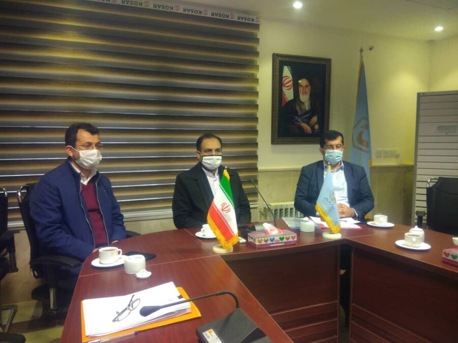 نشست سه جانبه بهزیستی، بنیادمسکن وکمیته امداد استان گلستان با موضوع مسکن مددجویان برگزارشد