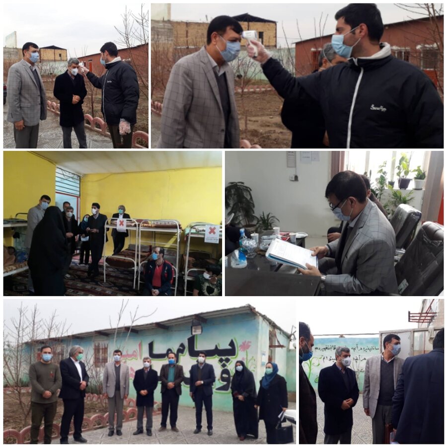 نظرآباد | بازدید دادستان شهرستان نظرآباد از مرکز پیام بهبودی ایرانیان