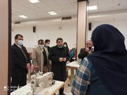 بازدید معاون وزیر و رئیس سازمان بهزیستی کشور از کارگاه اشتغال و توانمندسازی افراد دارای معلولیت یزد