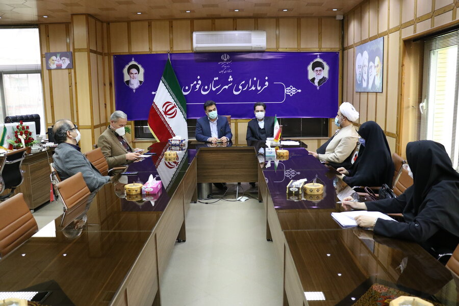 نشست دکتر حسین نحوی نژاد با فرماندار فومن جهت بررسی مسائل و مشکلات شهرستان