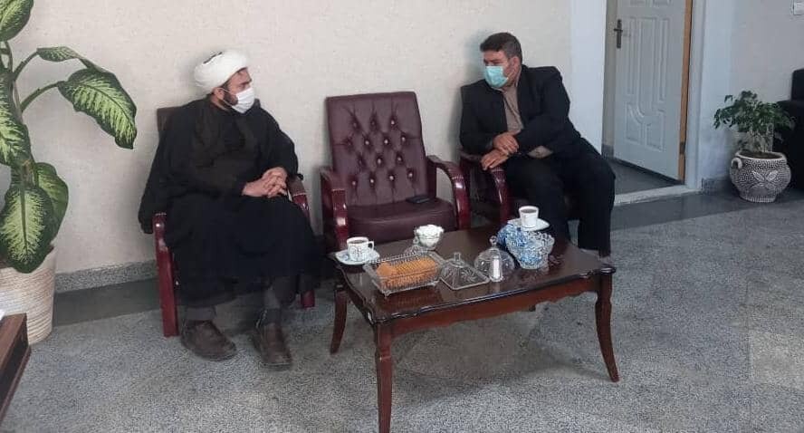 فیروزکوه|رئیس بهزیستی فیروزکوه به دیدار امام جمعه رفت