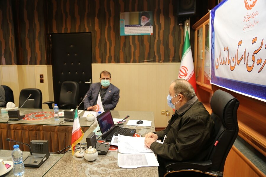 جلسه ستاد مدیریت بحران بهزیستی مازندران