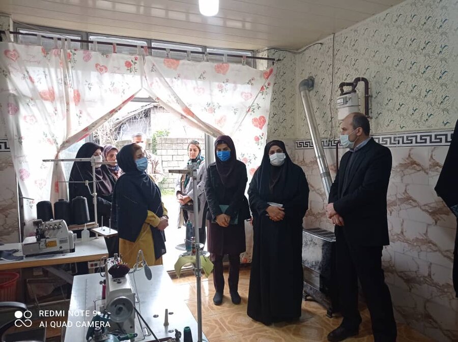 افتتاح طرح اشتغالزایی بهزیستی شهرستان املش به مناسبت ایام الله دهه مبارک فجر
