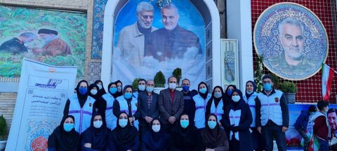 تجدید میثاق پرسنل اورژانس اجتماعی شهرستان کرمان با شهدای جنگ تحمیلی