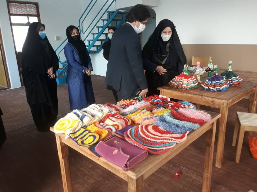  بابلسر | بازارچه تولیدات خانگی زنان سرپرست خانوار در بابلسر افتتاح شد
