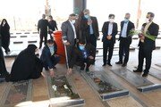 گزارش تصویری | تکریم و تجلیل از یادگاران ۸ سال دفاع مقدس و تجدید میثاق با شهدا کارکنان بهزیستی استان یزد