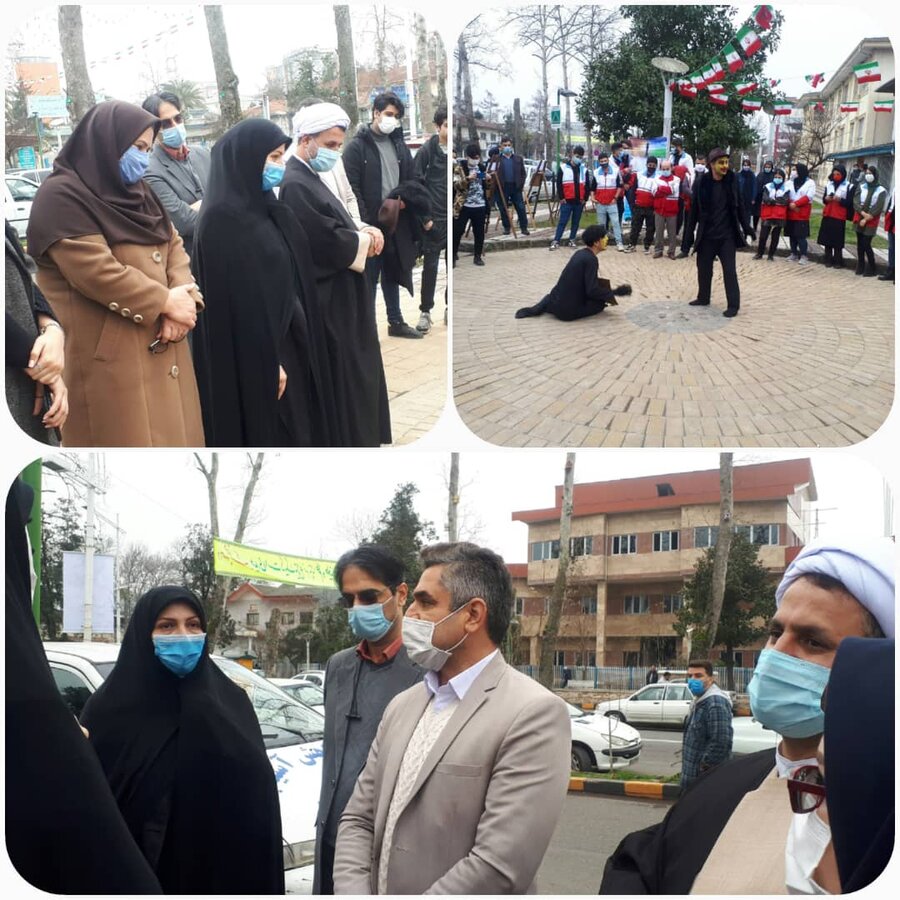 برگزاری کارزار رسانه ای پیشگیری از اعتیاد در شهرستان لاهیجان