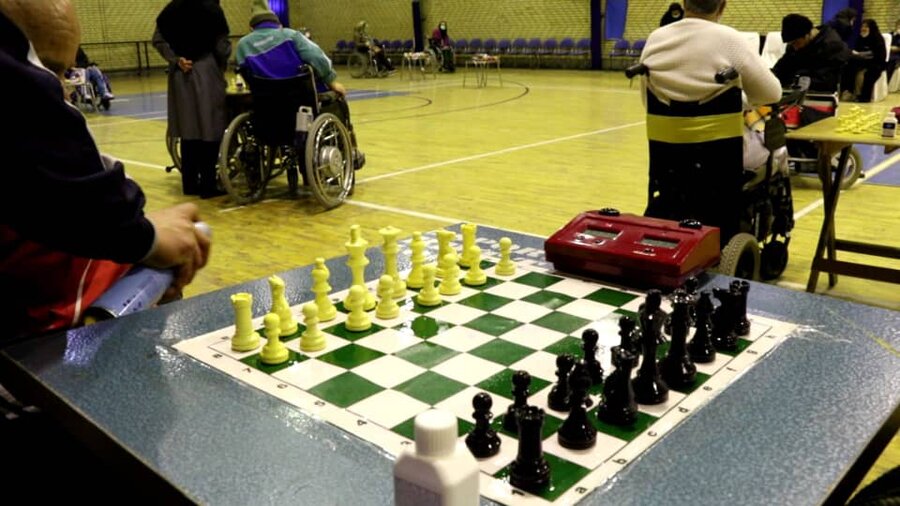 شهرری|شطرنج بازان معلول به مناسبت دهه فجر مسابقه دادند