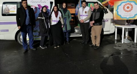 حضور فعالانه اورژانس اجتماعی در راهپیمایی خودرویی ۲۲ بهمن