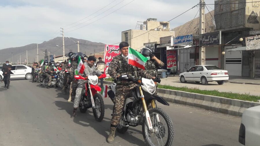 راهپیمایی شهرستان های فارس