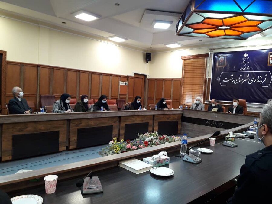 نشست شورای مشارکتهای مردمی شهرستان در فرمانداری رشت