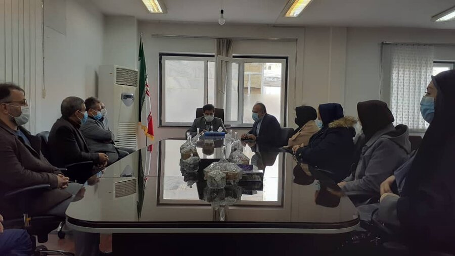 دیدار صمیمی مدیر کل و کارکنان بهزیستی با معاون سیاسی،امنیتی استاندار کردستان