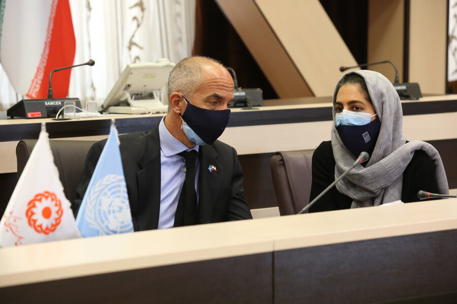 ملاقات نماینده دفتر توسعه سازمان ملل متحد (UNDP) در تهران با ریاست سازمان بهزیستی کشور
