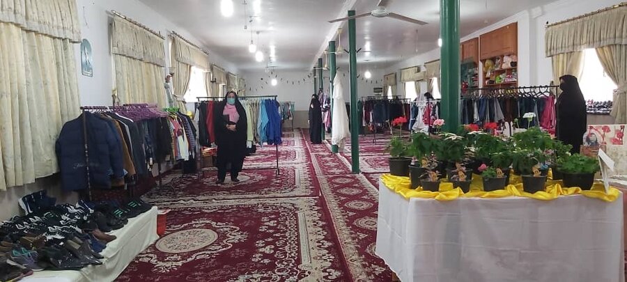 علی آباد کتول | افتتاح نمایشگاه بهاره ویژه مددجویان بهزیستی