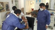 واکسیناسیون کووید 19 مرکز سالمندان پروین با حضور دکتر فیروزی و کادر شبکه بهداشت مشهد