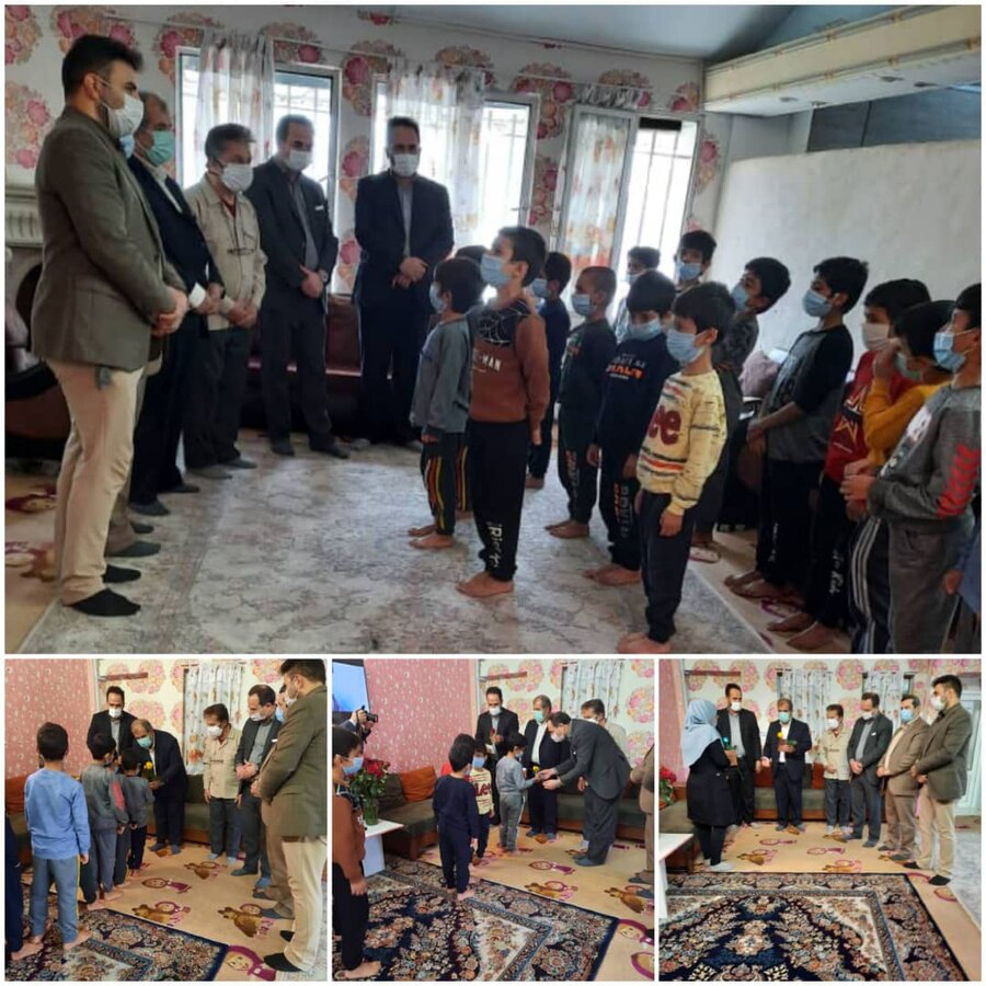 نظرآباد | بازدید فرماندار شهرستان نظرآباد از مرکز نگه داری کودکان بی سرپرست