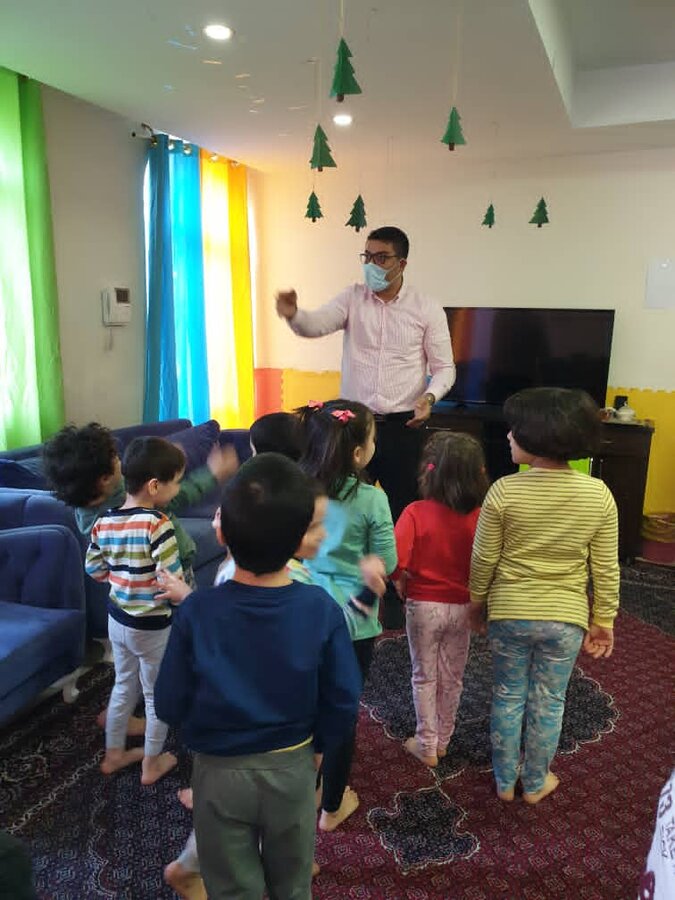 حضور مدیرکل کودکان و نوجوان سازمان بهزیستی در خانه های کودکان استان تهران