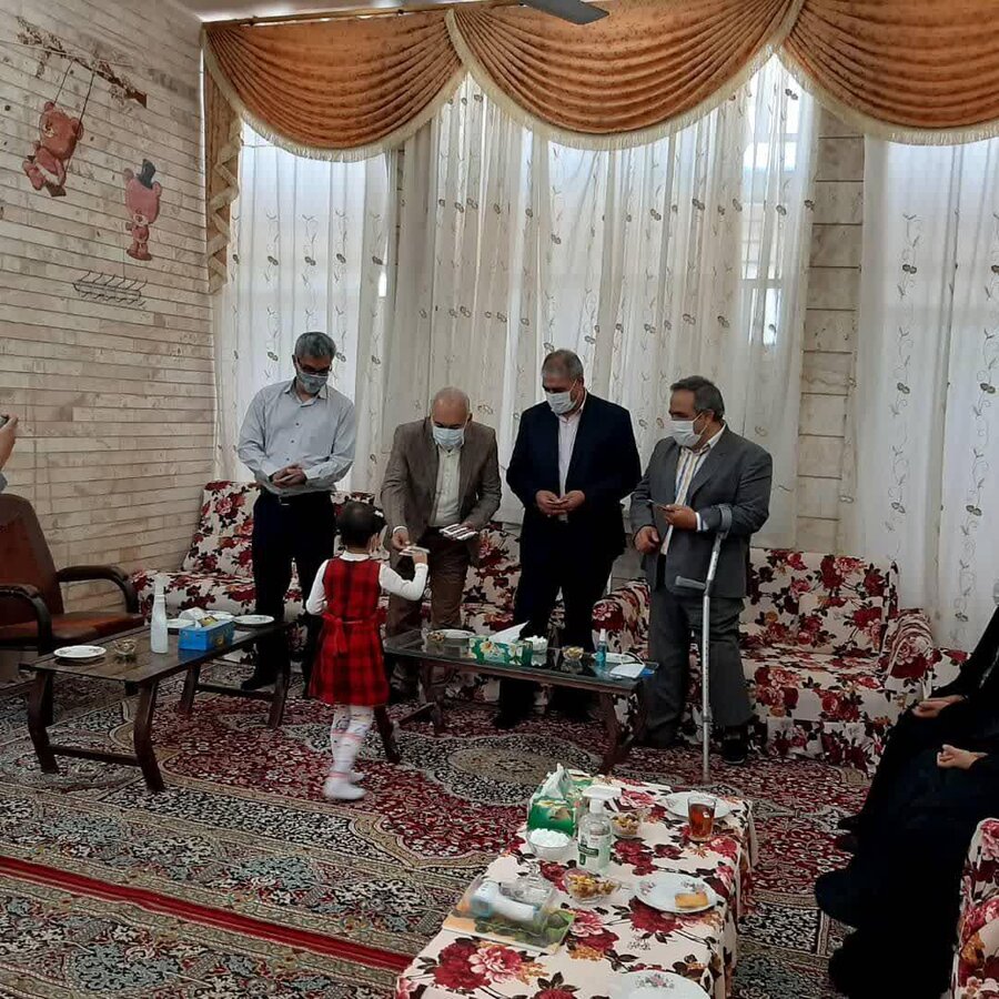 بازدید نوروزی مدیرکل بهزیستی استان یزد از مراکز نگهداری کودکان بی سرپرست و بدسرپرست بهزیستی میبد
