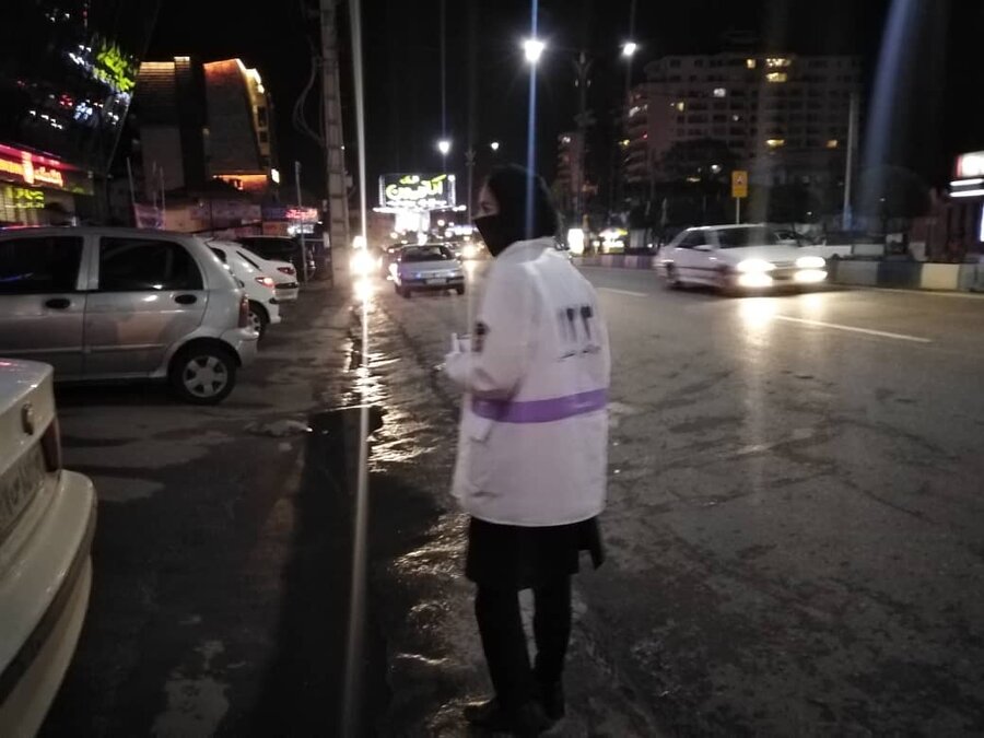 طرح گشت زنی شبانه روزی خودروهای اورژانس اجتماعی ۱۲۳  در ایام نوروز در استان مازندران