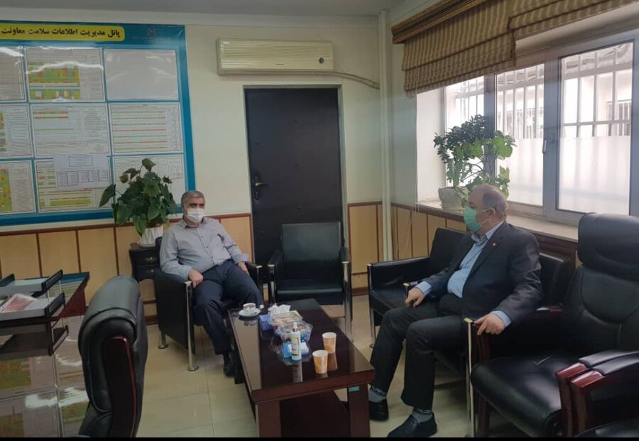 دیدار مدیرکل بهزیستی مازندران با رئیس مرکز بهداشت و معاون بهداشتی دانشگاه علوم پزشکی استان